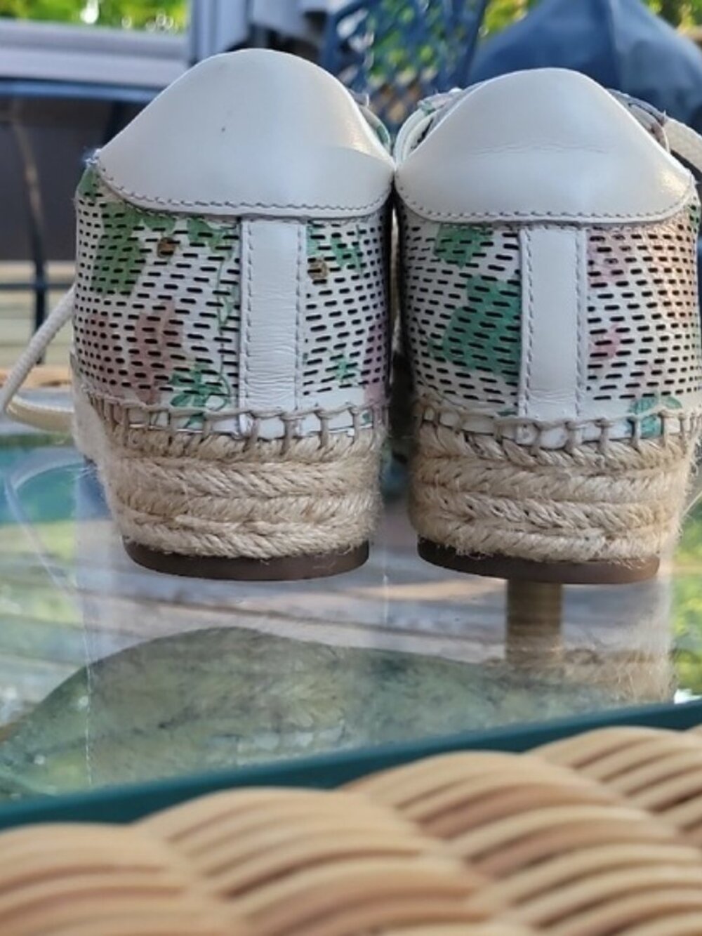 Vince Camuto Joellan Floral Jute Platform Sneakers boho-chic, cottagecore, beach - Picture 5 of 13